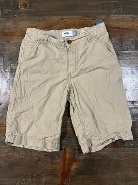 Old Navy Tan/Cream Boys' Casual Khaki Shorts
